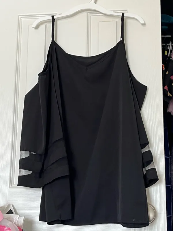 Women’s blouse Black Size L - Image 2