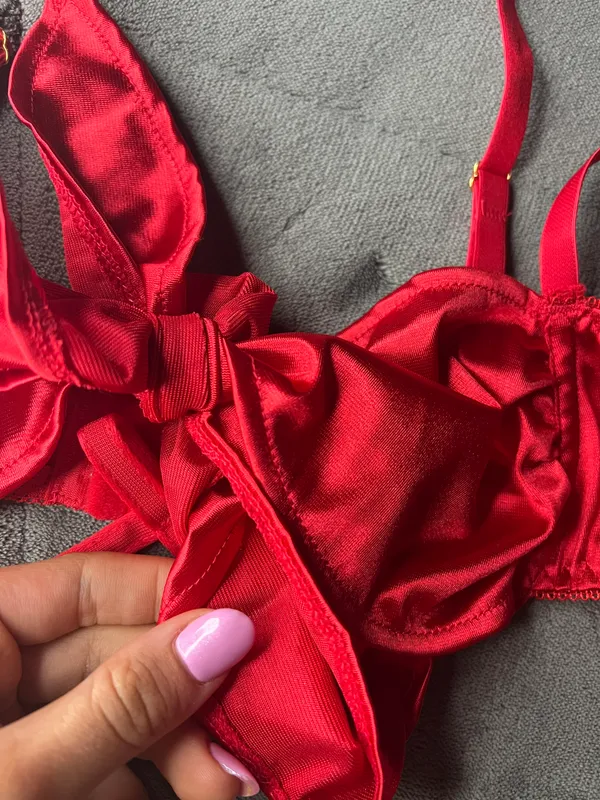 Sexy Bra Red Size XS - Image 2