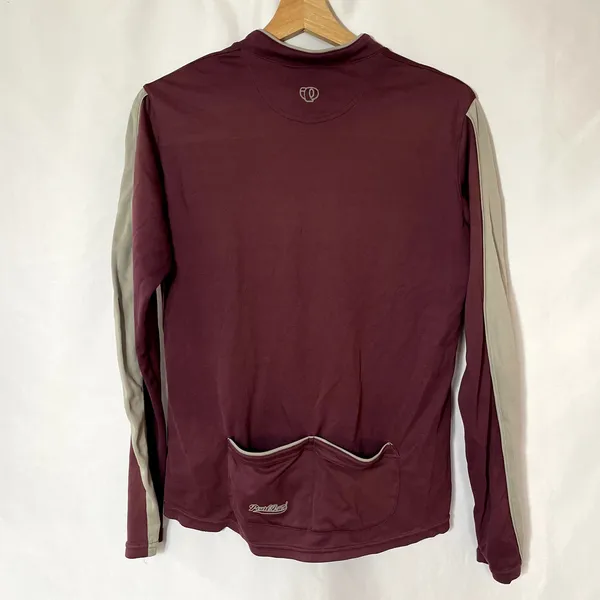 Pearl Izumi purple gray running quarter zip long‎ sleeved top women's size large - Image 6