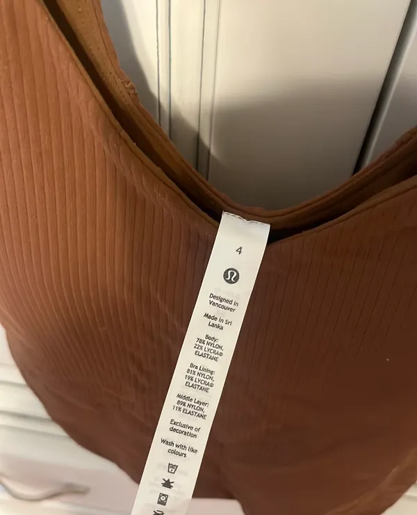 Lululemon Brown Ribbed Align Tank - Image 2