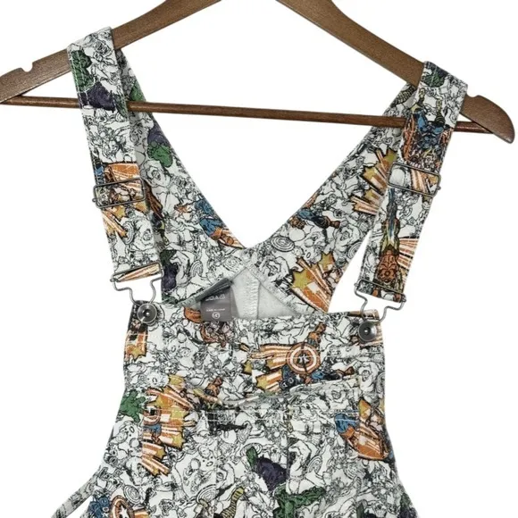 Marvel Avengers‎ Her Universe Mini Short Overalls Disney World Summer Comicon - Image 10