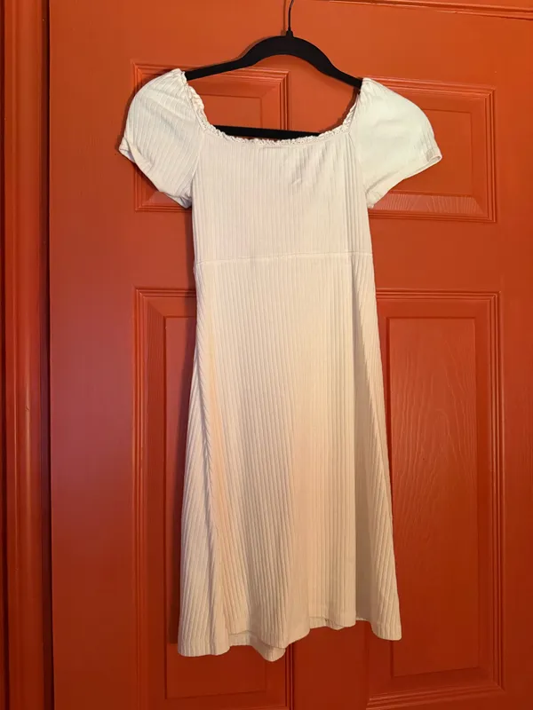 Cream mini dress - Image 2