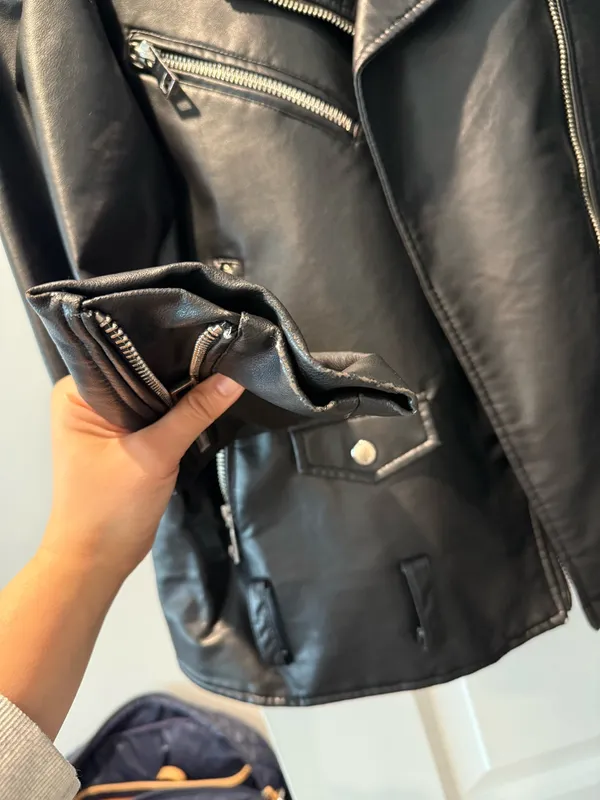 ZARA Leather Jacket - Image 4