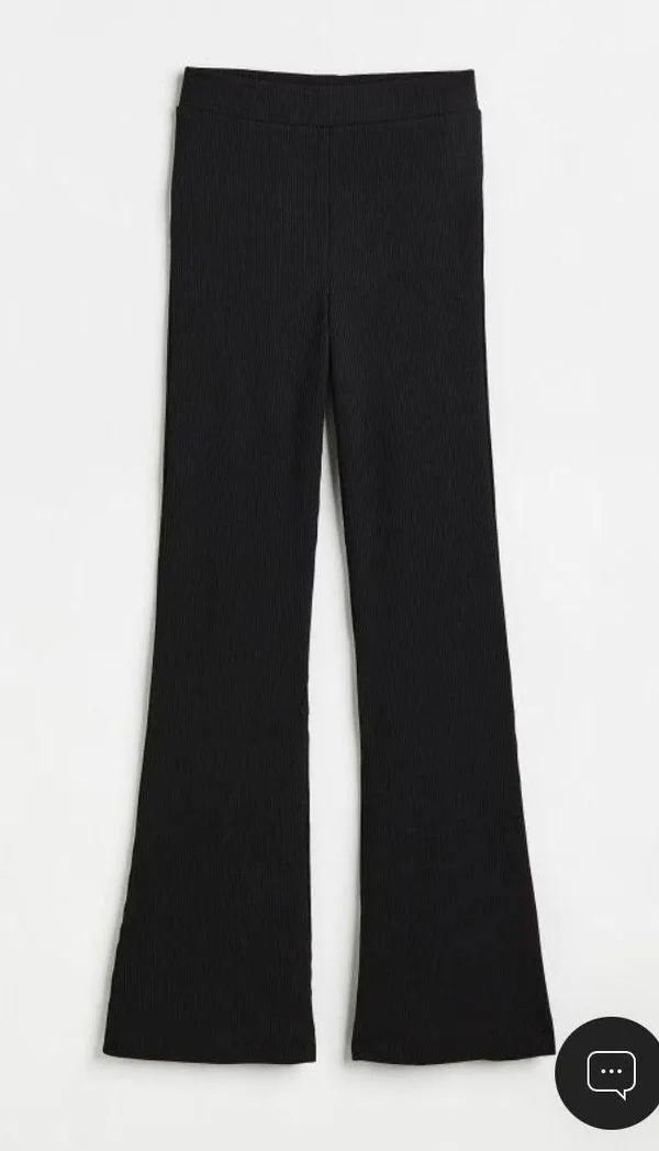 H&M Flare Ribbed Leggings - Image 2