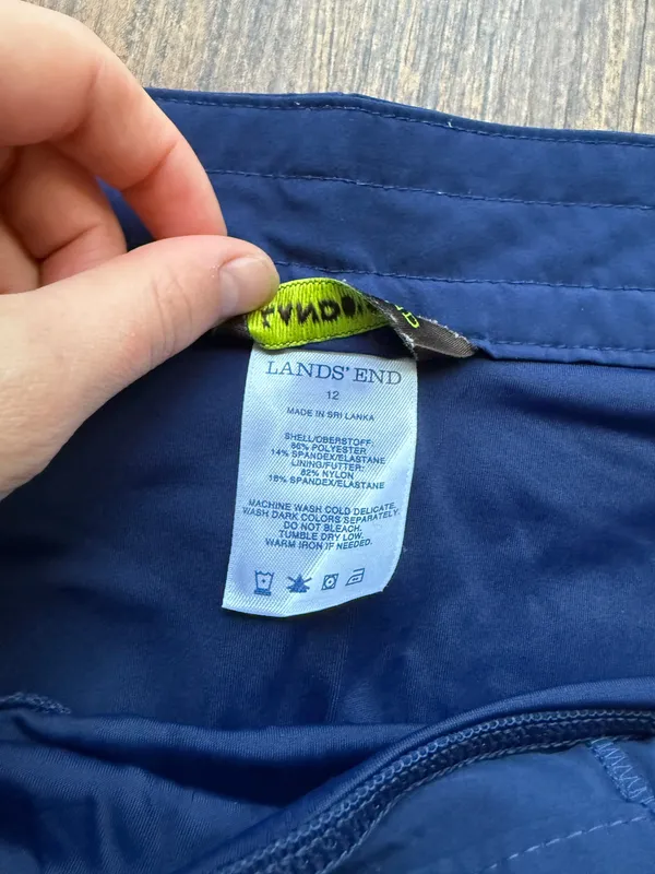 Land’s End Women’s Navy Blue Swim Board Shorts- Size 12 - Image 4