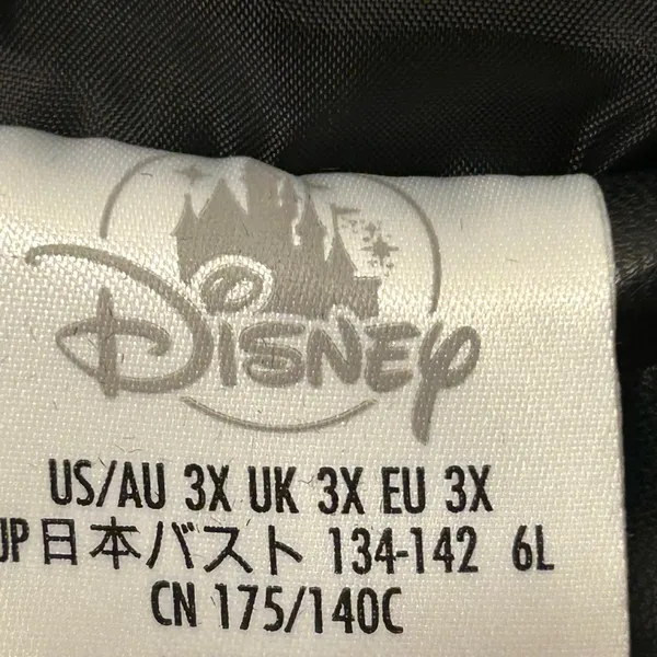 Walt Disney World Jacket Adult 3XL Black Mickey Mouse Bubble Embroidered. - Image 8