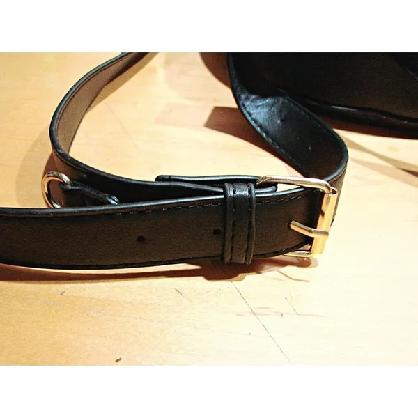 Black Vegan Leather Crossbody Bag With Cellphone Matching Separate Purse 2 In 1 - Image 6