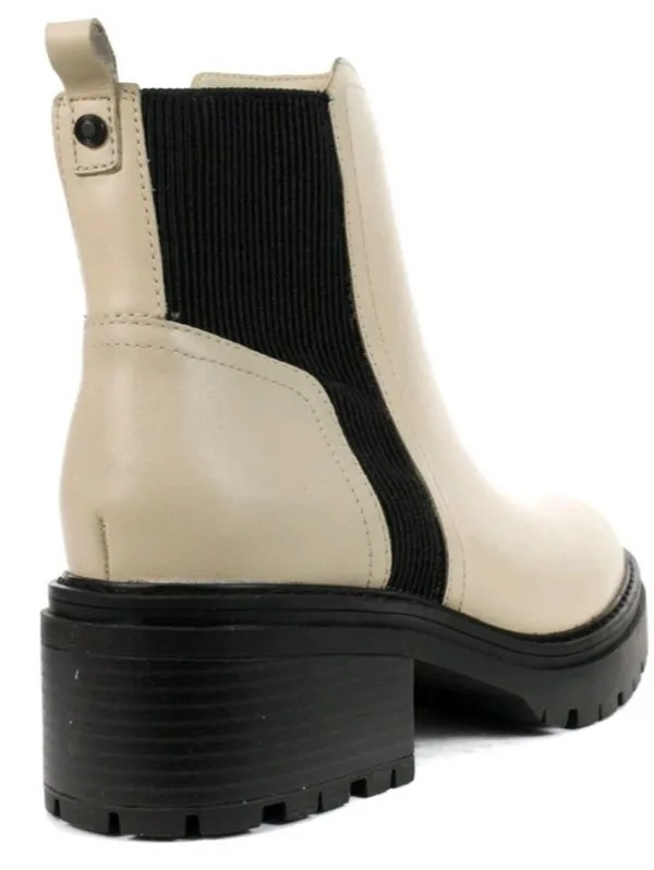 Naturalizer Jadyn Porcelain Leather Chelsea Boots Booties Lug Sole Chunky Size 7 - Image 5