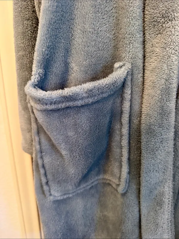 🤗🤗🤗3 for 12$🤗🤗🤗Slouchy Short Robe for Women - Light Gray - Image 9