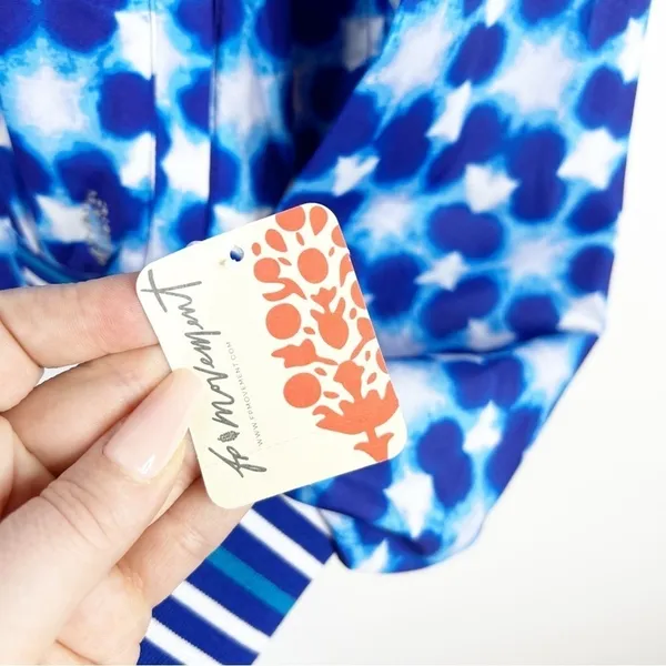 NWT Free People Movement Top Speed Water-Resistant Jacket Women's M Blue‎ Tennis - Image 10