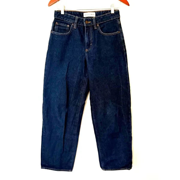Aritzia Denim Forum Kai Mid Rise Baggy Barrel Jeans Heavyweight Pure Cotton 25 - Image 2