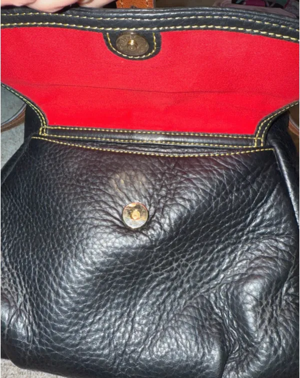 Dooney & Bourke Bag Leather Shoulder - Image 4