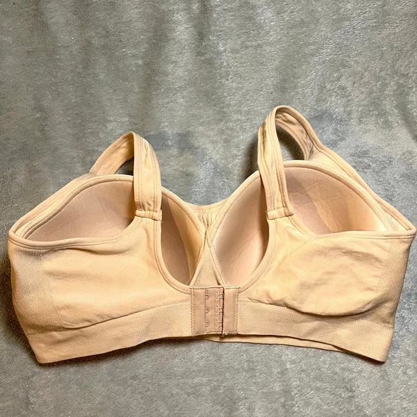 Truekind Bra Daily Comfort Wireless Shaper Bra Beige Nude 2XL XXL - Image 2
