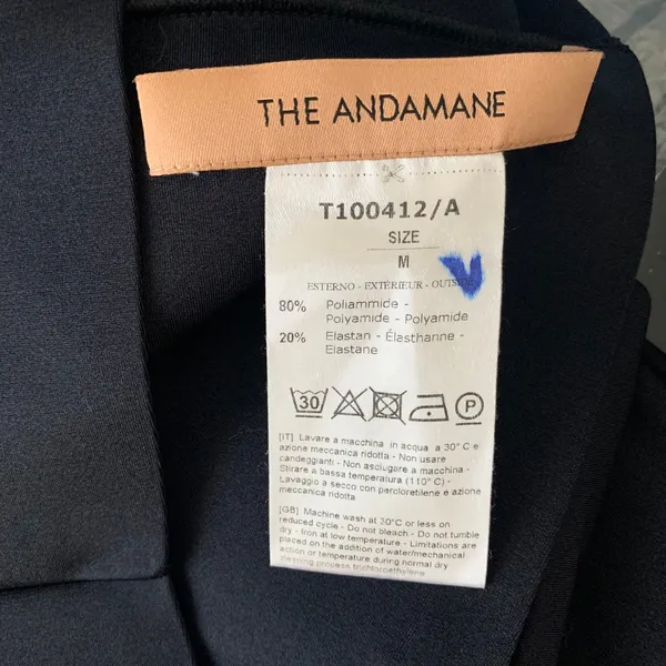 The Andamane Holly 80's Leggings Shiny Womens Pants Black Medium - Image 11