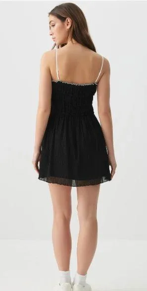 Chiffon Tiered Mini Dress babydoll - Image 3