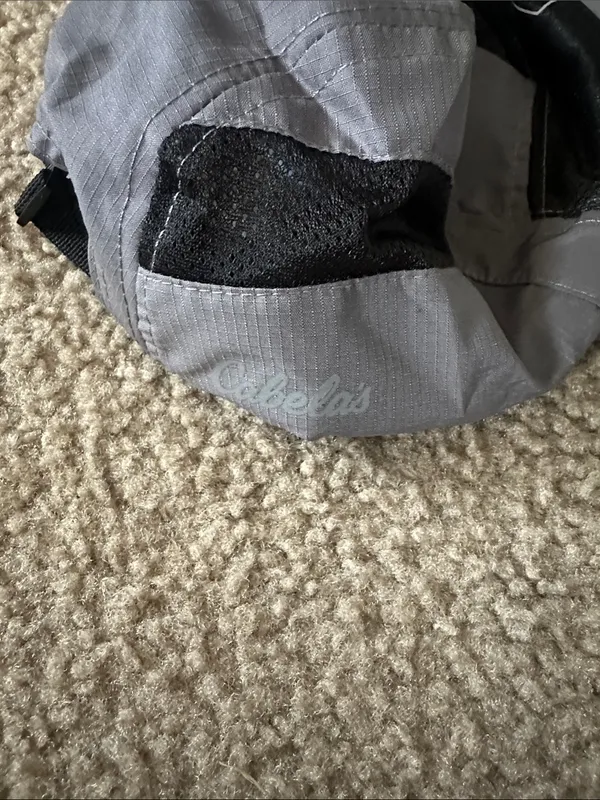 Cabela's Gray and Black Performance Running Cap - Image 3