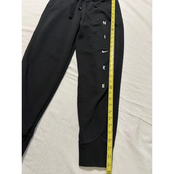 Nike Dri-FIT Womens‎ Black Jogger Sweatpants Vertical Logo Size S Small - Image 2