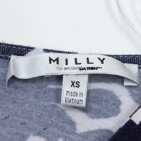 Milly For Design Nation Blue and White Floral Sleeveless Maxi Dress‎ Womens XS - Image 5