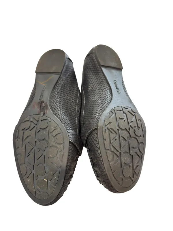 Calvin Klein Flats Women KADYN 10M Black Slip On Casual Shoes EUC - Image 8