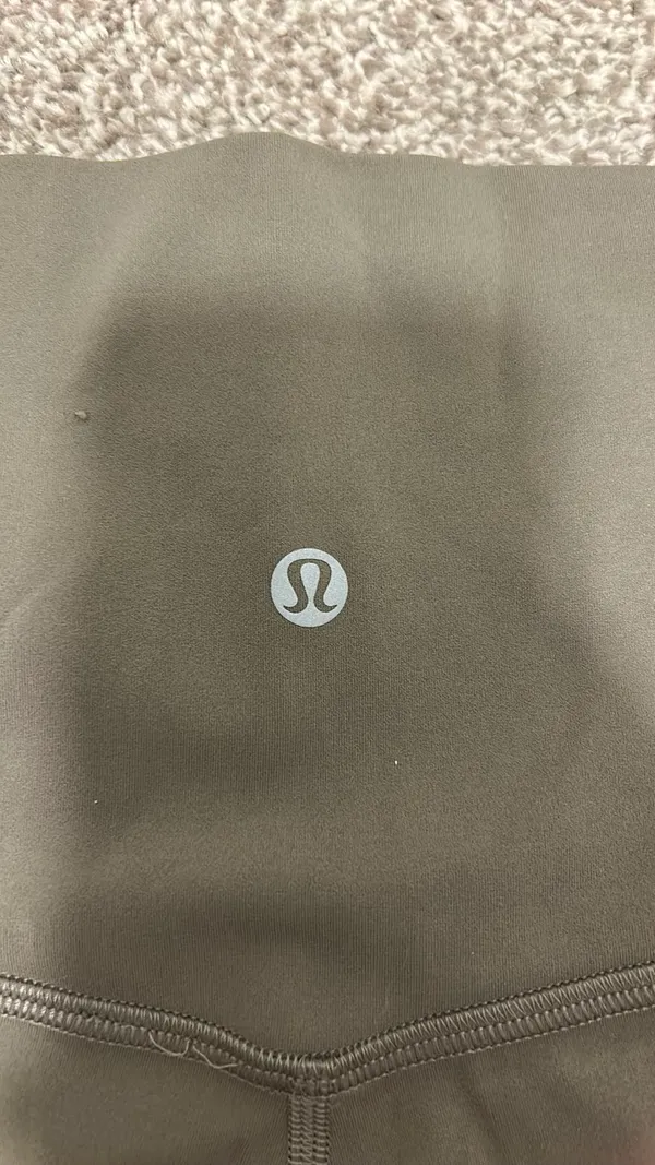 Green Lululemon Align Biker Shorts - Image 3