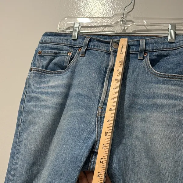 Levi's 501 Original Fit Stretch Women’s Jeans Straight Fit High Rise button Fly - Image 14