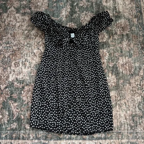 Princess Polly Summer Mini Dress Floral Sundress Ruffle Sweetheart Bustier US 6 - Image 2