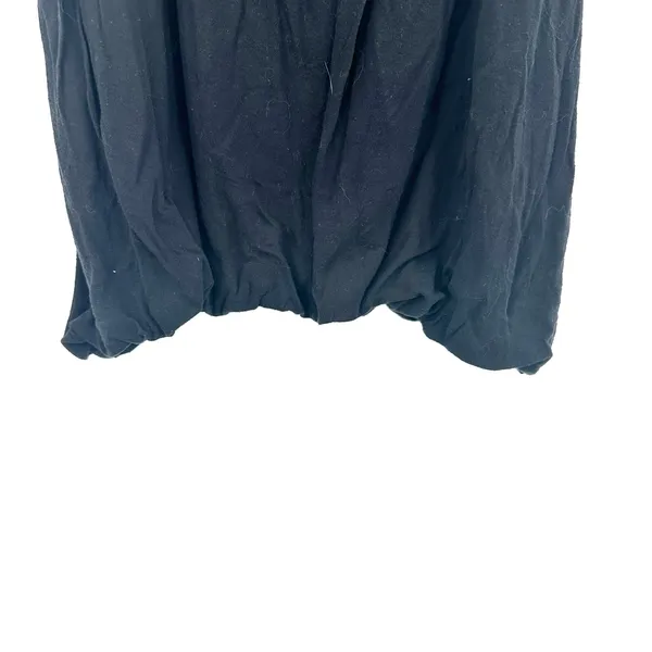 Tommy Jeans Size Medium Tank Top‎ Black Layered Bubble Hem Basic Undershirt - Image 3