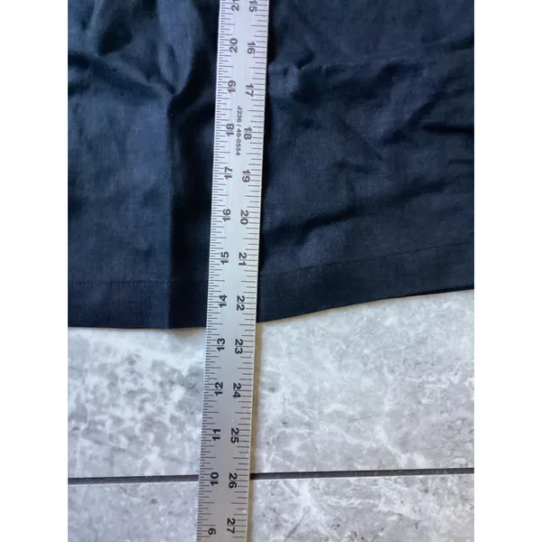 Quince NWOT Black 100% European Linen Tank Top Sleeveless Shell LB19453 XS - Image 4