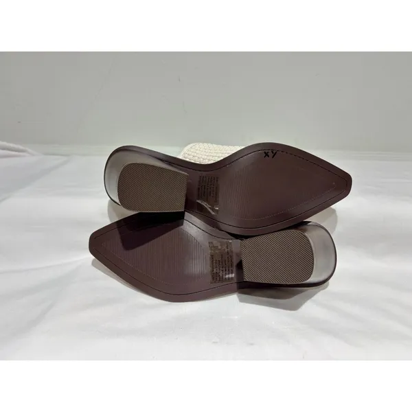 NEW JustFab Woven Heeled Mules SIze 7 - Image 8