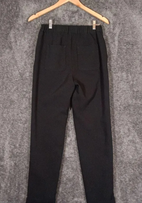 Anthropologie maeve women's black work career business pants size 0 - Image 3