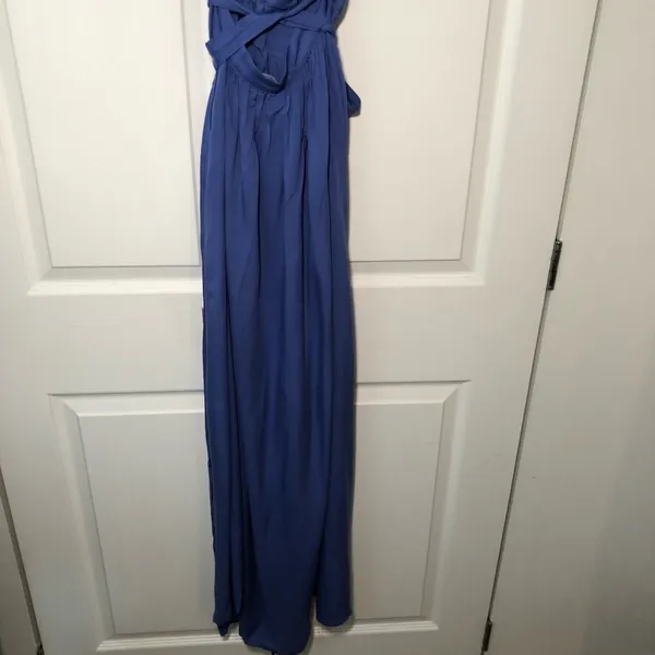 Lulus Magical Movement Periwinkle Blue Wrap Maxi Dress Size M - Image 8