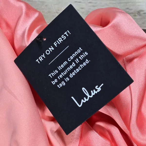 Lulus Beyond Classy Pink Satin Halter Mini Dress CTD208071 Womens Size Small - Image 7