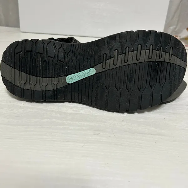 Magellan Outdoors River II Sandals Zig Zag Black White Sz 10 - Image 11