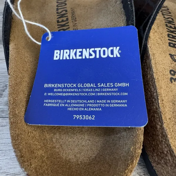 Birkenstock Mayari Microfiber Gator Gleam Copper Sandal Women Size 8 New - Image 4
