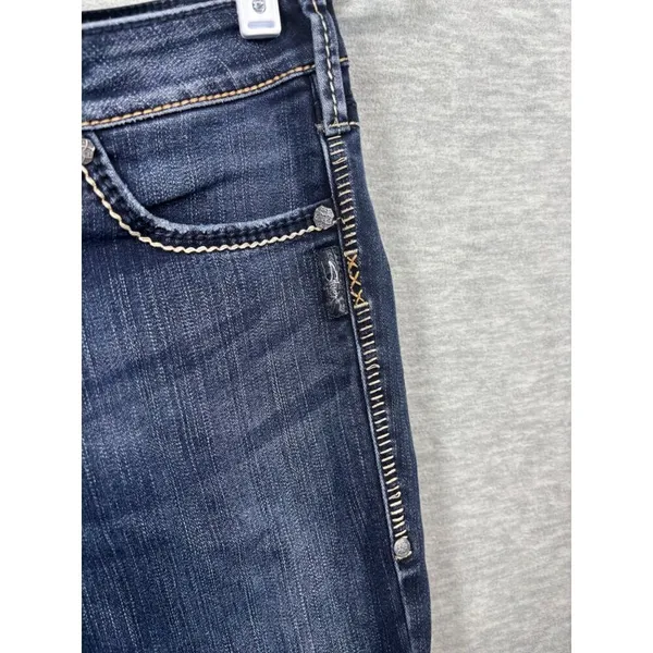 Silver Womens‎ Jeans 31 Aiko Bootcut Denim Dark Wash - Image 3