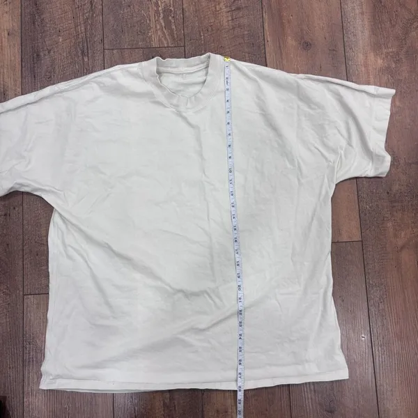 Lululemon Relaxed-Fit Cotton Jersey T-Shirt Bone (First Release) Women's XL READ - Image 8