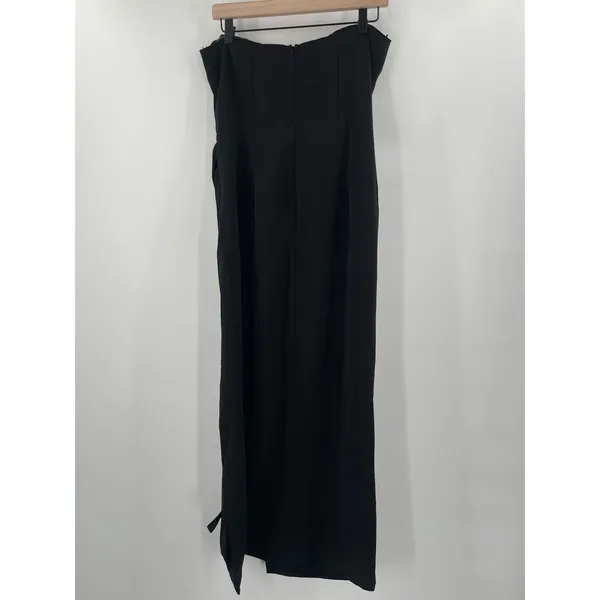 VICI x FATE Dress Large Black Strapless Slit Always You Cocktail Evening Formal - Image 3