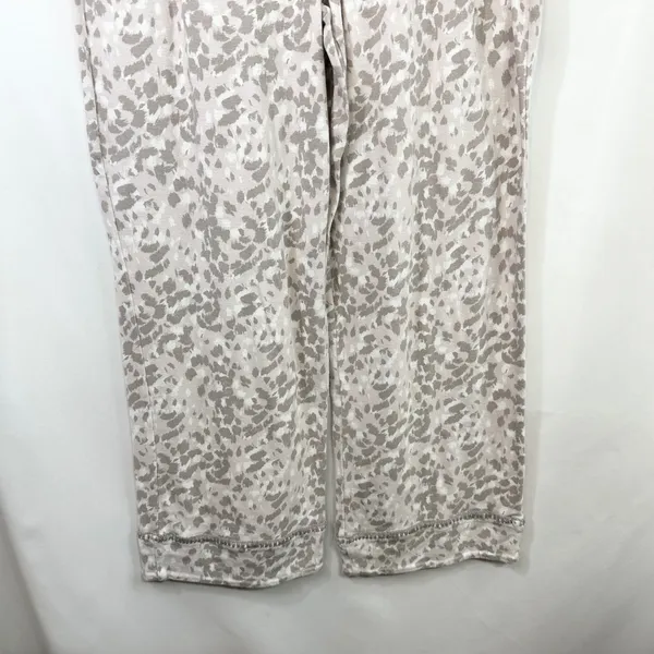 Carole Hochman‎ Large Pajama Set Cotton Gray Animal Print Lounge Luxury 759 - Image 6