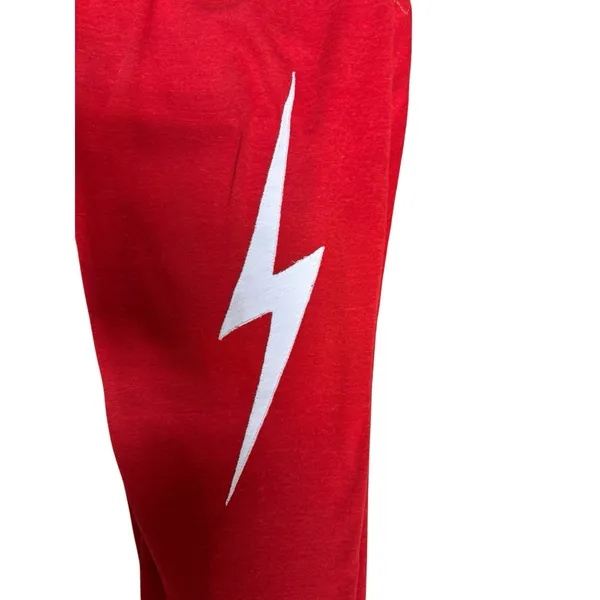 Aviator Nation Bolt Stitch Sweatpants Red Women's Size Small‎ - Image 8