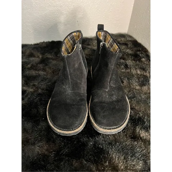 Birkenstock Women’s 37 6.5 Narrow Melrose Black Suede Ankle Boots new - Image 2