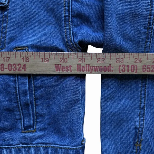 Y2k Sunshine Stars Embroidered Denim Jean Jacket Size Medium‎ Cropped - Image 7