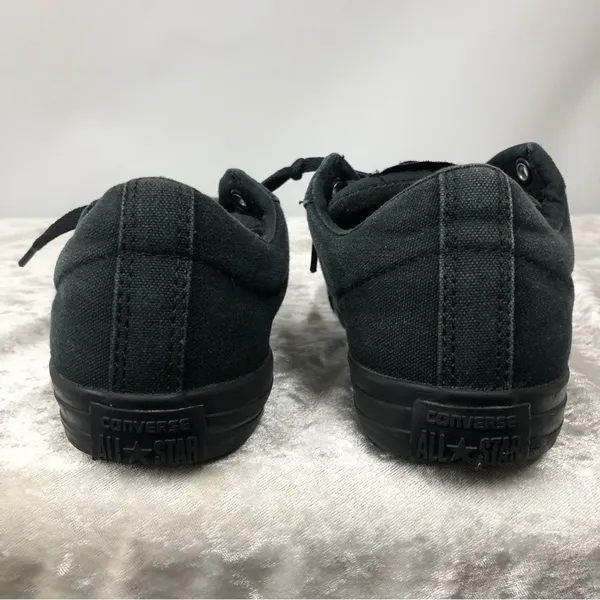 Converse shoes black chuck taylor all star sneakers size 8 unisex junior - Image 2
