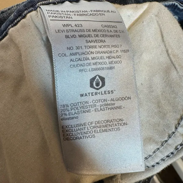 Levi Strauss Signature Mid Rise Bootcut Blue Jeans Size 16M - Image 5