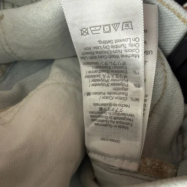 Madewell sz 26 The Momjean Light Wash Distressed High Rise‎ Denim Jeans Preppy - Image 5