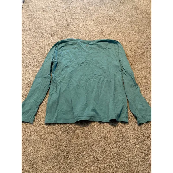 Life is‎ good blue long sleeve Christmas puppy medium - Image 3