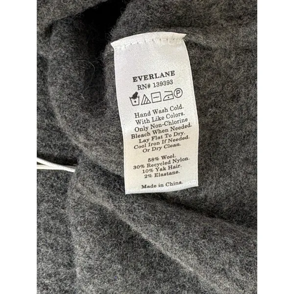 Everlane The‎ Cozy Stretch Sweater Tank XL Wool Blend Cozy Soft Quiet Luxury NEW - Image 10