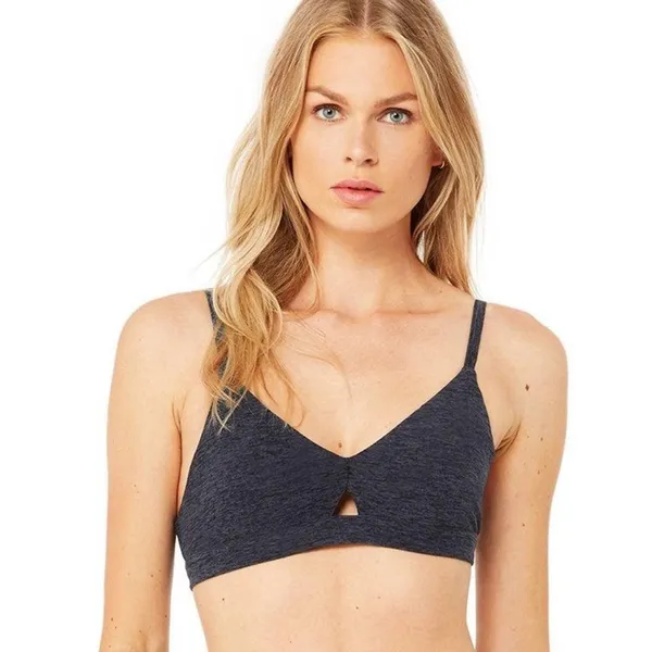 Alo Yoga‎ Lounge Bra in Rich Navy Heather nwot - Image 2
