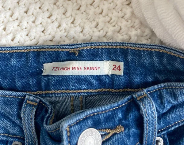 High Waisted Jeans Size 2 - Image 3