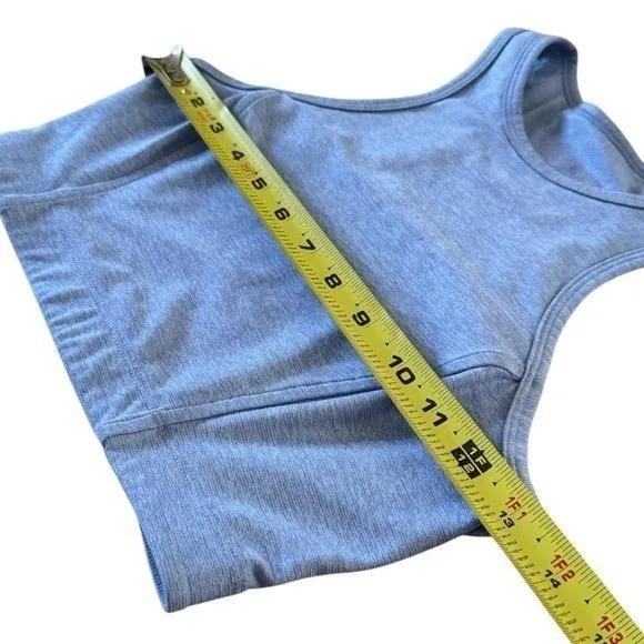 Outdoor Voices Athena Sports Bra Light Blue Athletic Workout Outdoors Stretch XS - Image 7