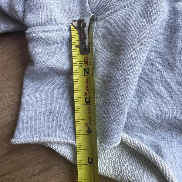 Aerie Fleece-Of-Mind High Waisted Gray Short Sz S - Image 5